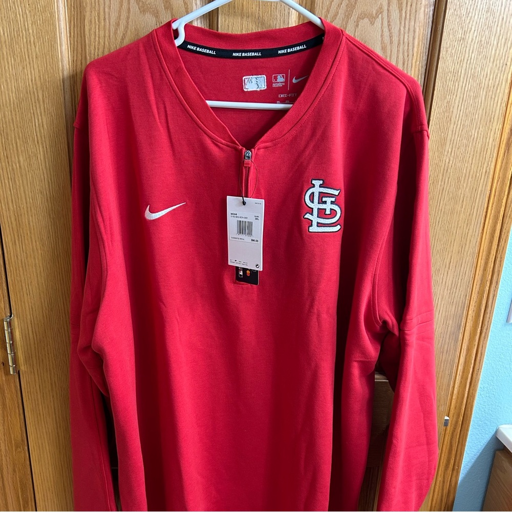 Nike St. Louis Cardinals 1/2 Zip pullover.
Men’s 3XL
New with Tags
